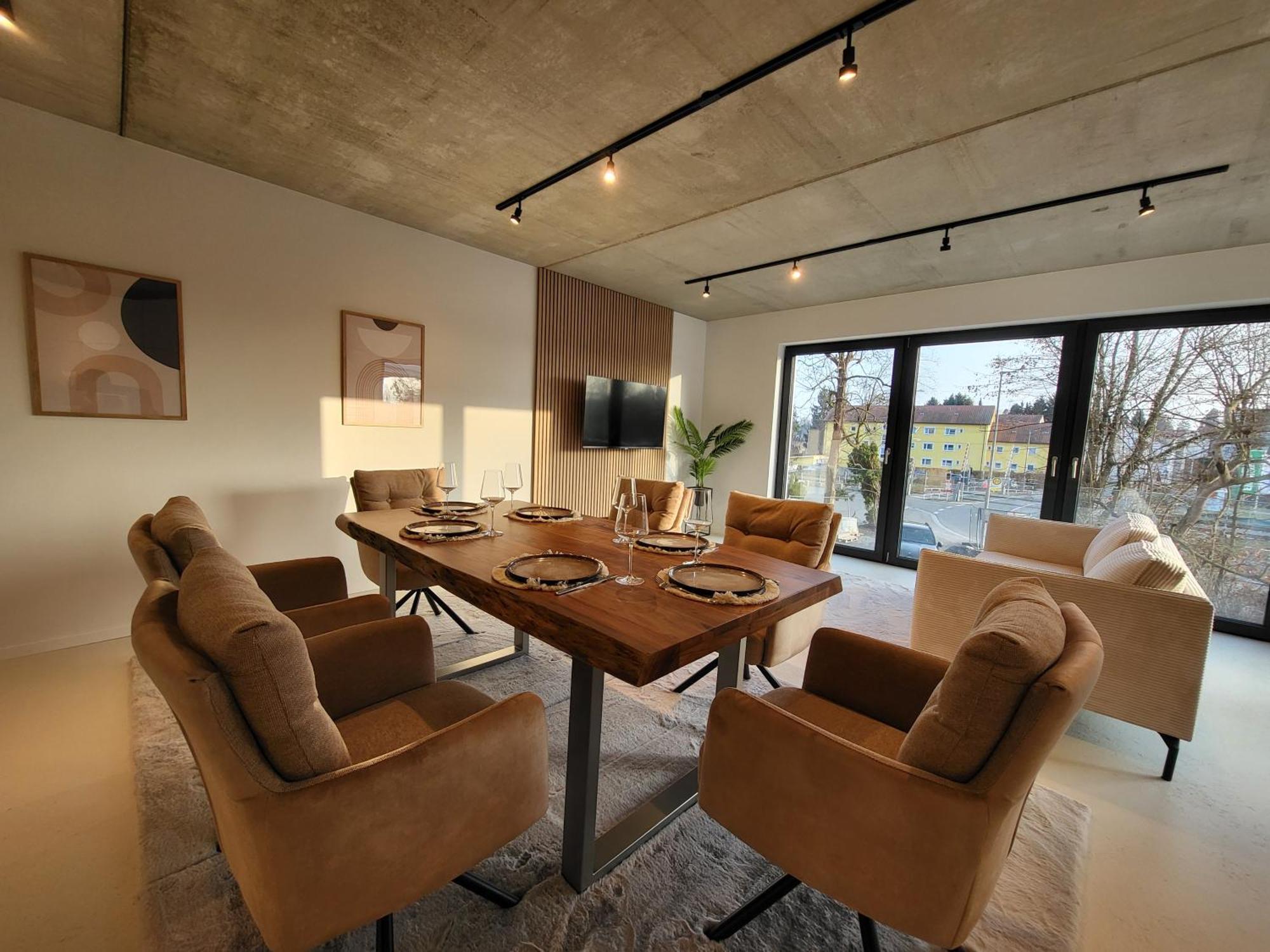 Sioux: Stilvolles Designapartment Am Bodensee Lejlighed Bodolz